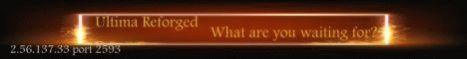 Ultima Reforged! Server Logo Ultima Reforged! Server Logo