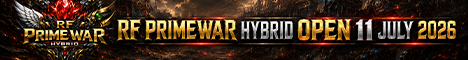 RF PRIMEWAR HYBRID OPEN 11 JULY 2026 Server Logo