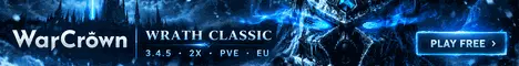 WarCrown — First Wrath Classic 3.4.5 Server Logo
