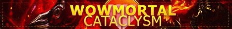 WoWMortal, Cataclysm Instant 85! Server Logo
