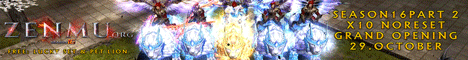 ZenMu S16Part2 X10NORESET 29OCTOBER! Server Logo ZenMu S16Part2 X10NORESET 29OCTOBER! Server Logo