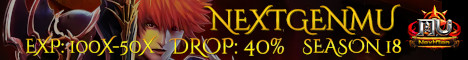 NextGenMU Season18 100-50x FULL BALANCE Server Logo NextGenMU Season18 100-50x FULL BALANCE Server Logo